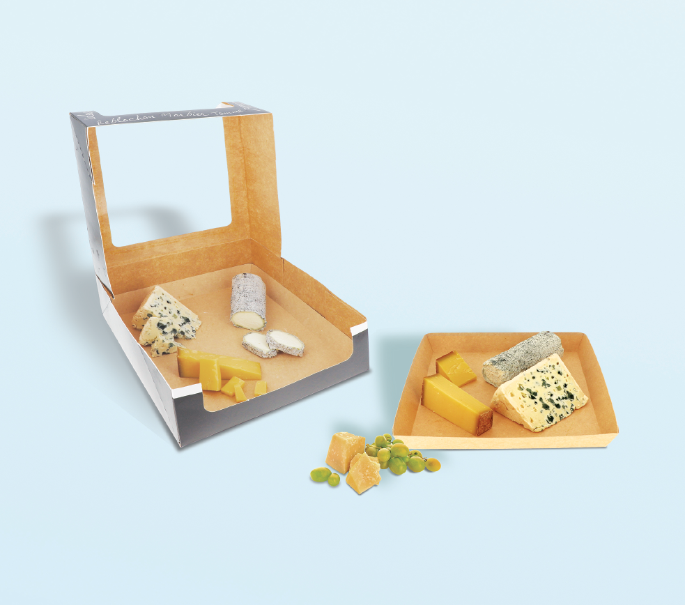 BOITE FROMAGE ET PLATEAU KRAFT