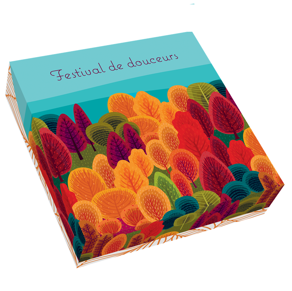 KIT BOITES PATISSIERES - HAUTEUR 5 CM - COLLECTION AUTOMNE