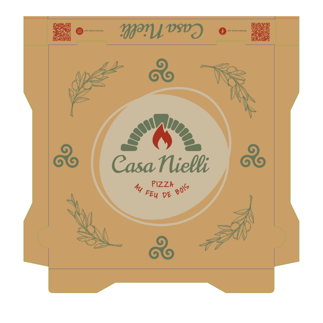 BOITES PIZZA31X31X3.5 PERSO CASA NIELLI