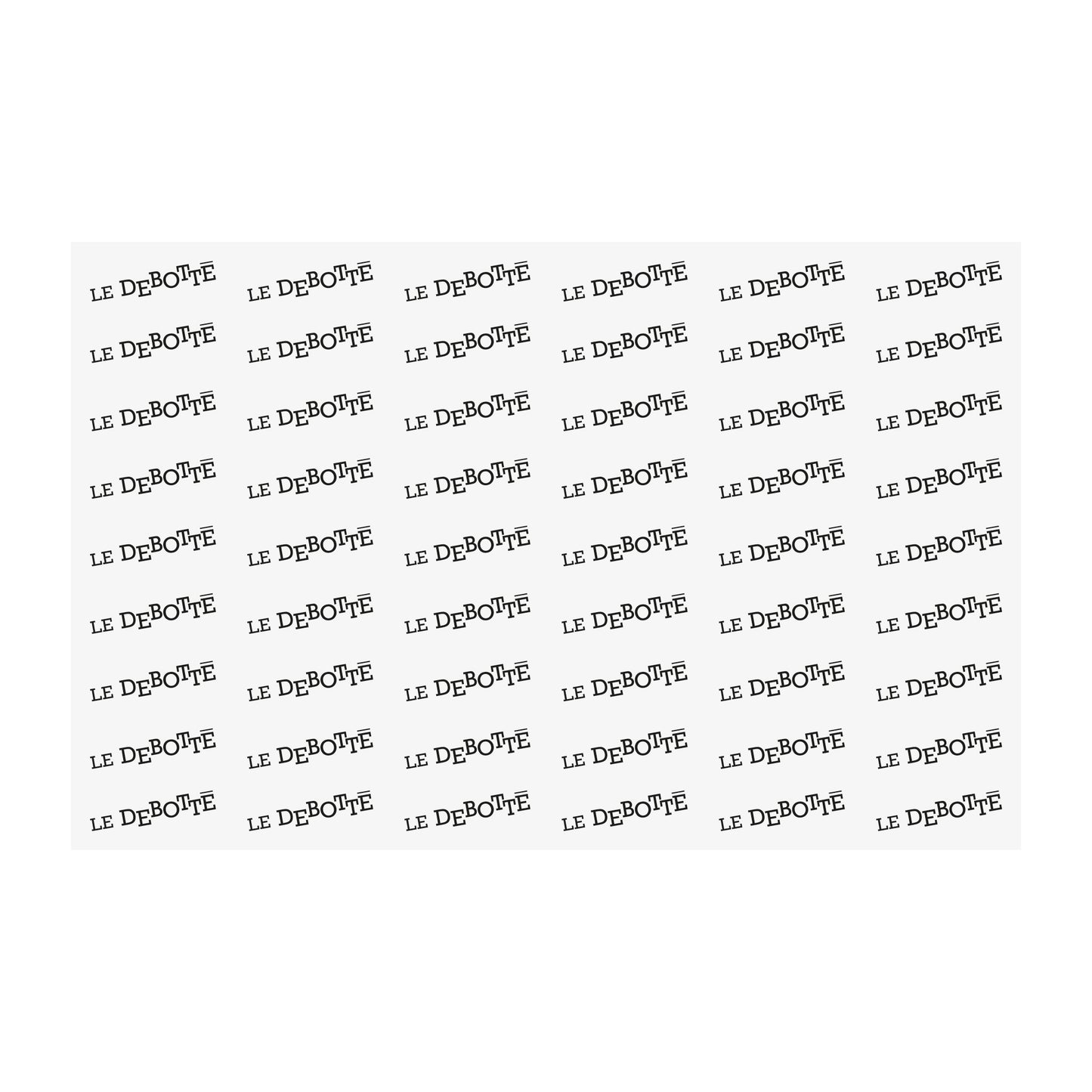 INGRAISSABLE BLANC 25x32 / 50X32 PERSO LE DEBOTTE