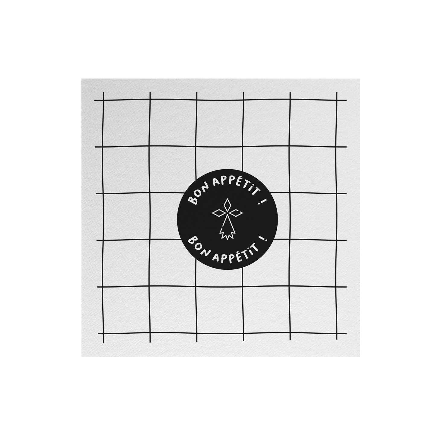 SERVIETTE DOUBLE POINT - MIAM BREIZH