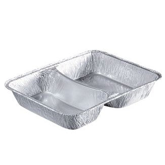 PLAT ALUMINIUM AVEC COMPARTIMENTS - OPERCULABLE
