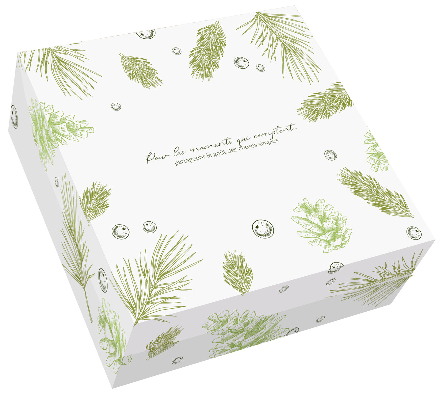 KIT BOITES PATISSIERES - HAUTEUR 8 CM - COLLECTION HIVER