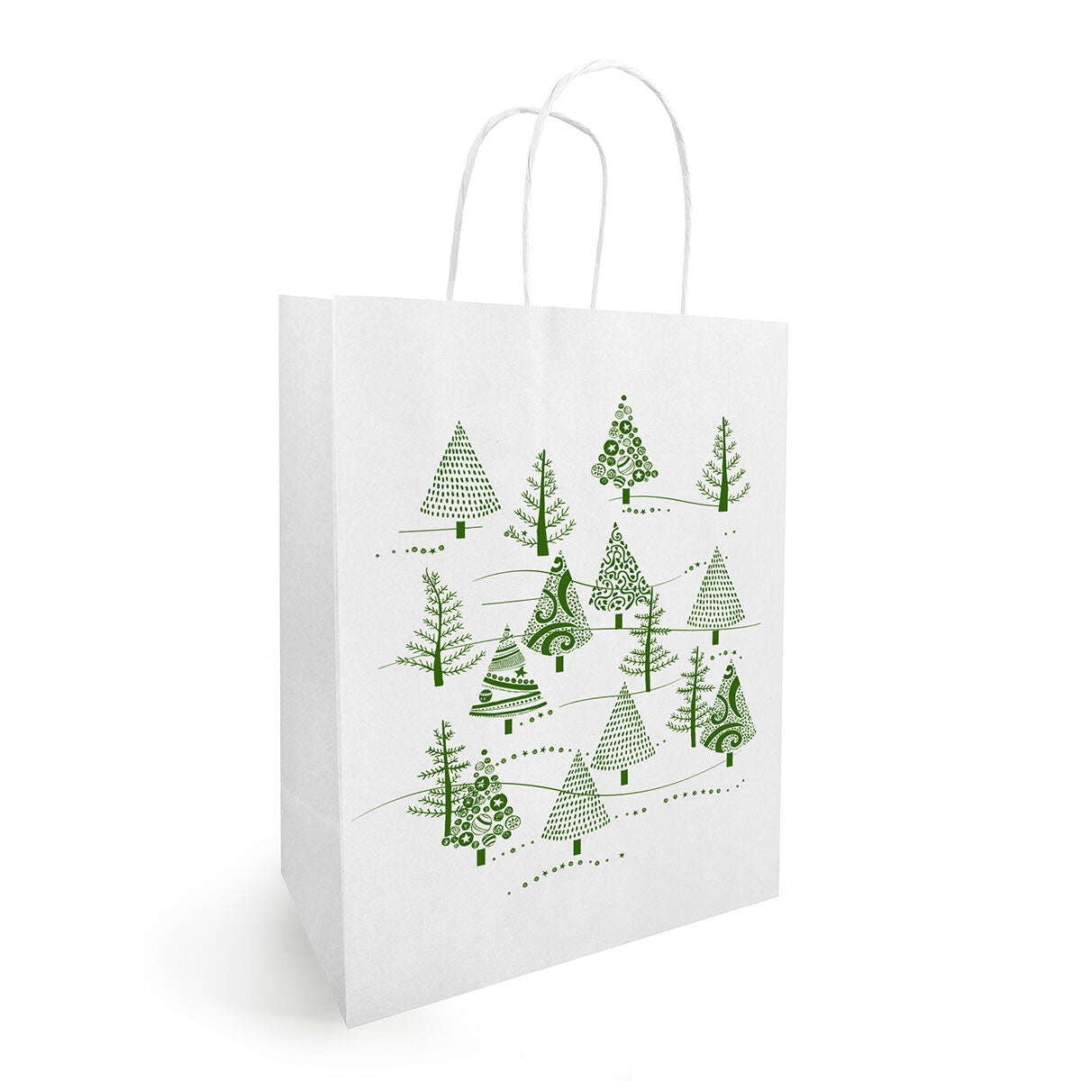 SACS KRAFT POIGNEES TORSADEES - MOTIFS NOEL