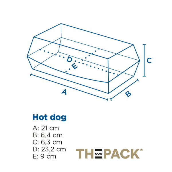 BOITES HOT DOG CARTON