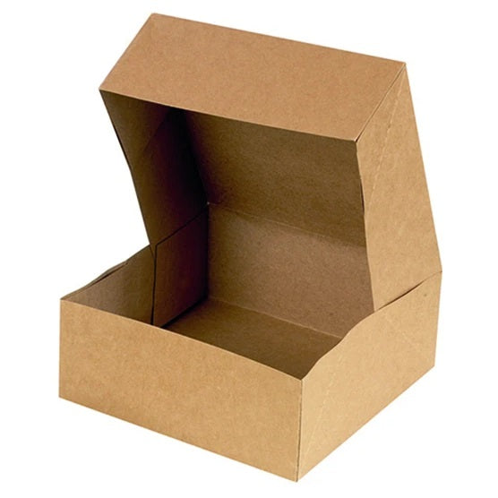 BOITES PATISSIERES KRAFT BRUN