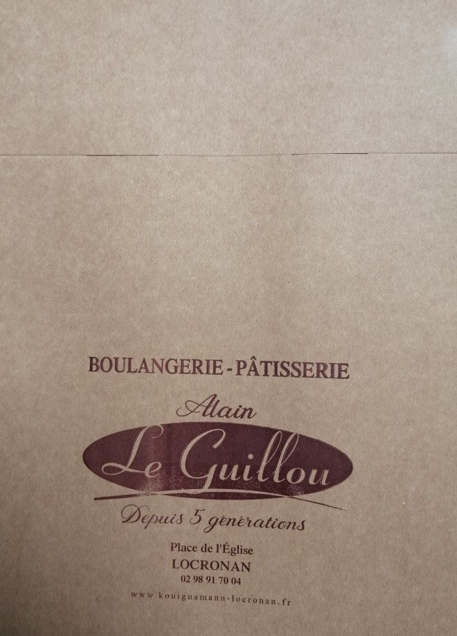 BOITES PATISSIERES 25X8 PERSO LE GUILLOU LOCRONAN