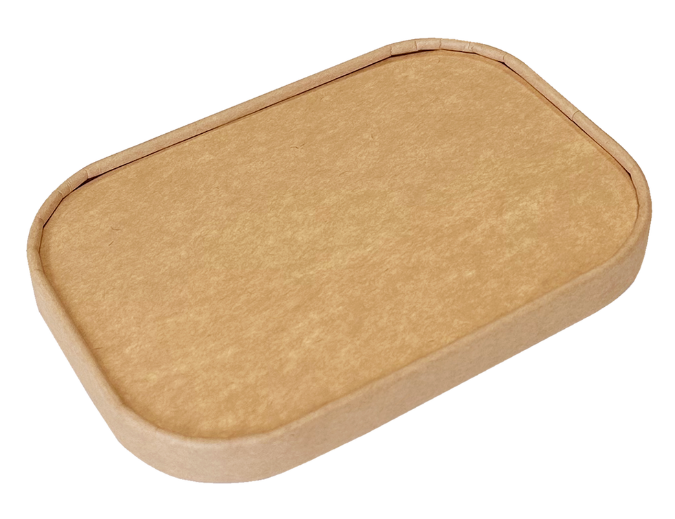 COUVERCLE POUR BARQUETTE RECTANGULAIRE KRAFT