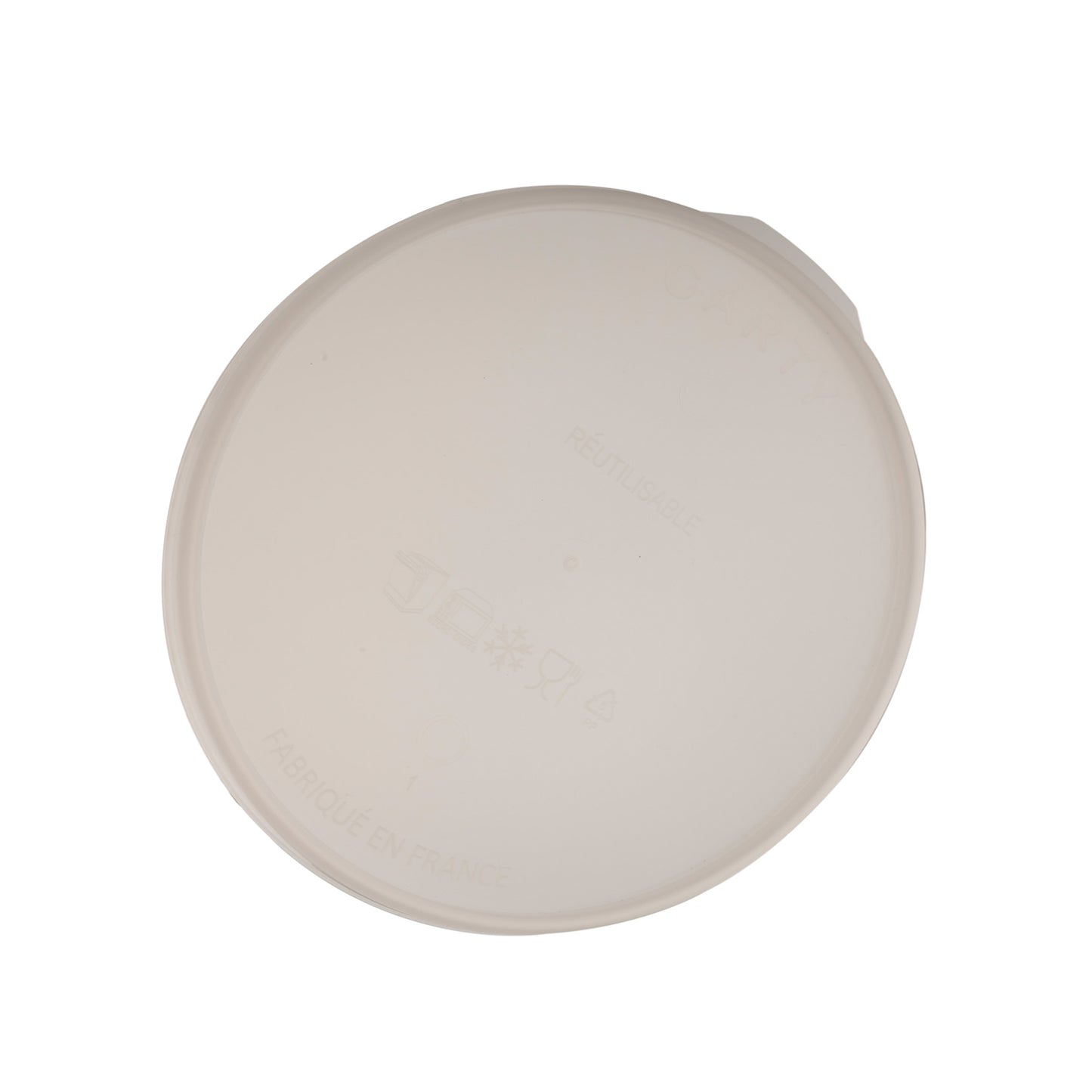 COUVERCLE BOITE RONDE REEMPLOYABLE CARTY