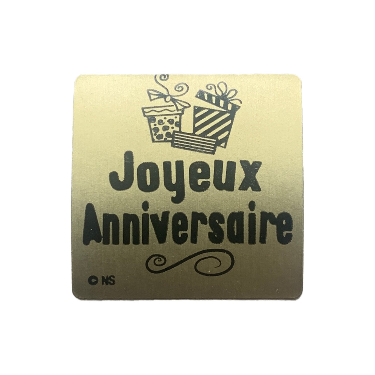 ETIQUETTES ADHESIVES- BOITE DE 500 - JOYEUX ANNIVERSAIRE