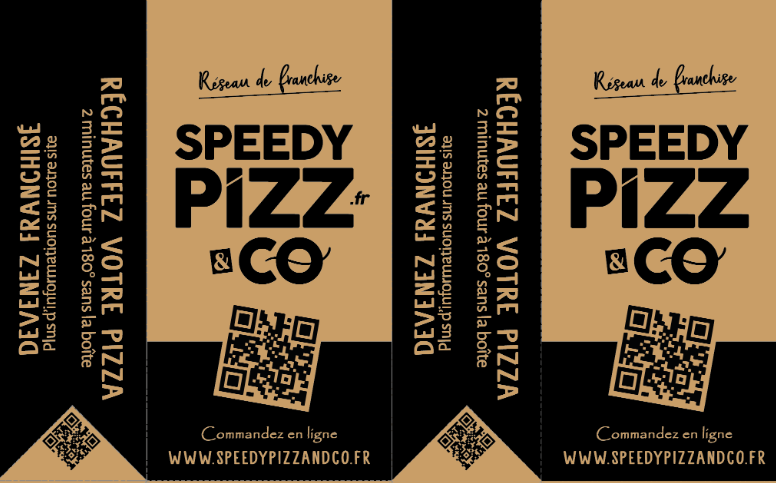 SACS SOS KRAFT BRUN 18+11X35 PERSO SPEEDY PIZZ & CO