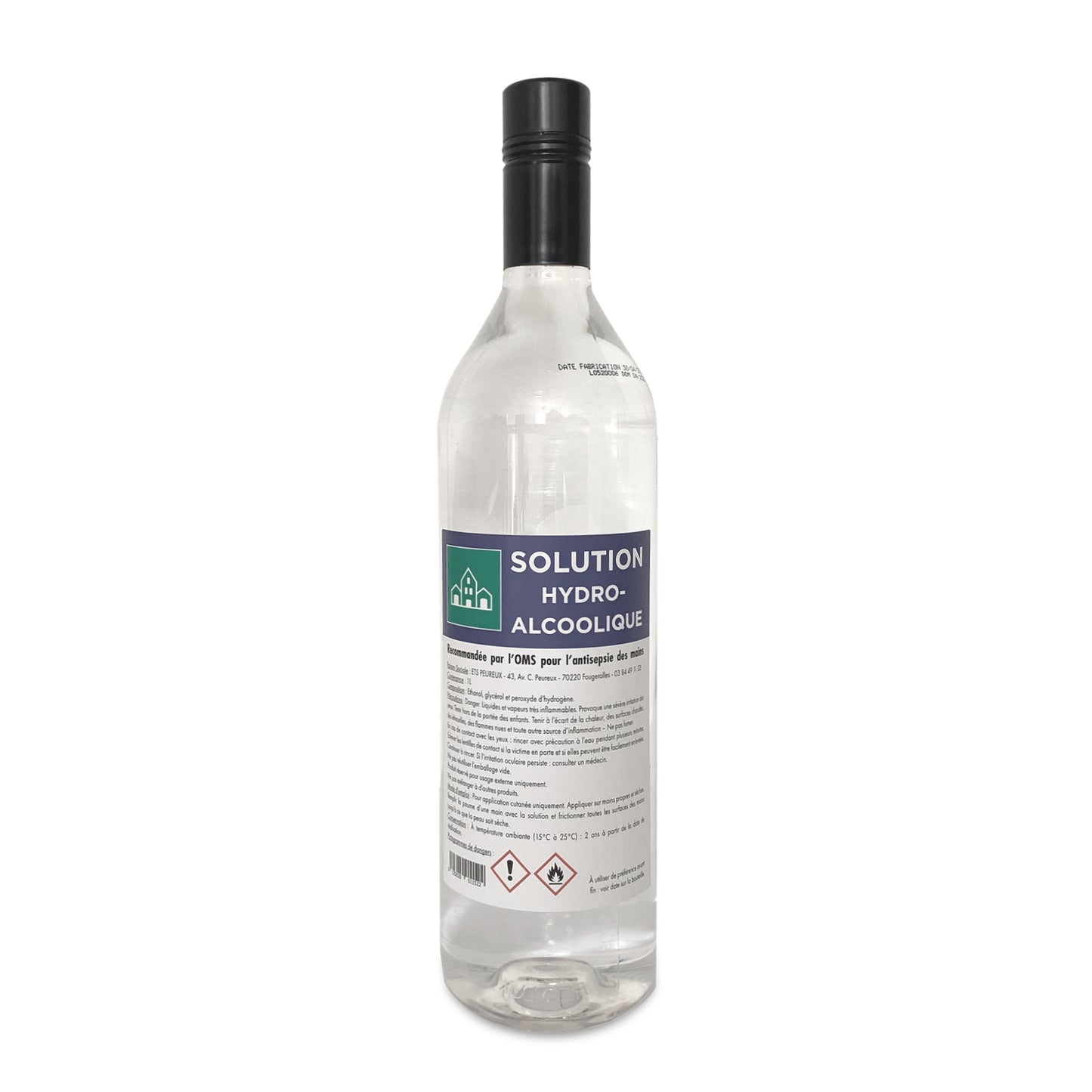 SOLUTION HYDROALCOOLIQUE BOUTEILLE 1 L