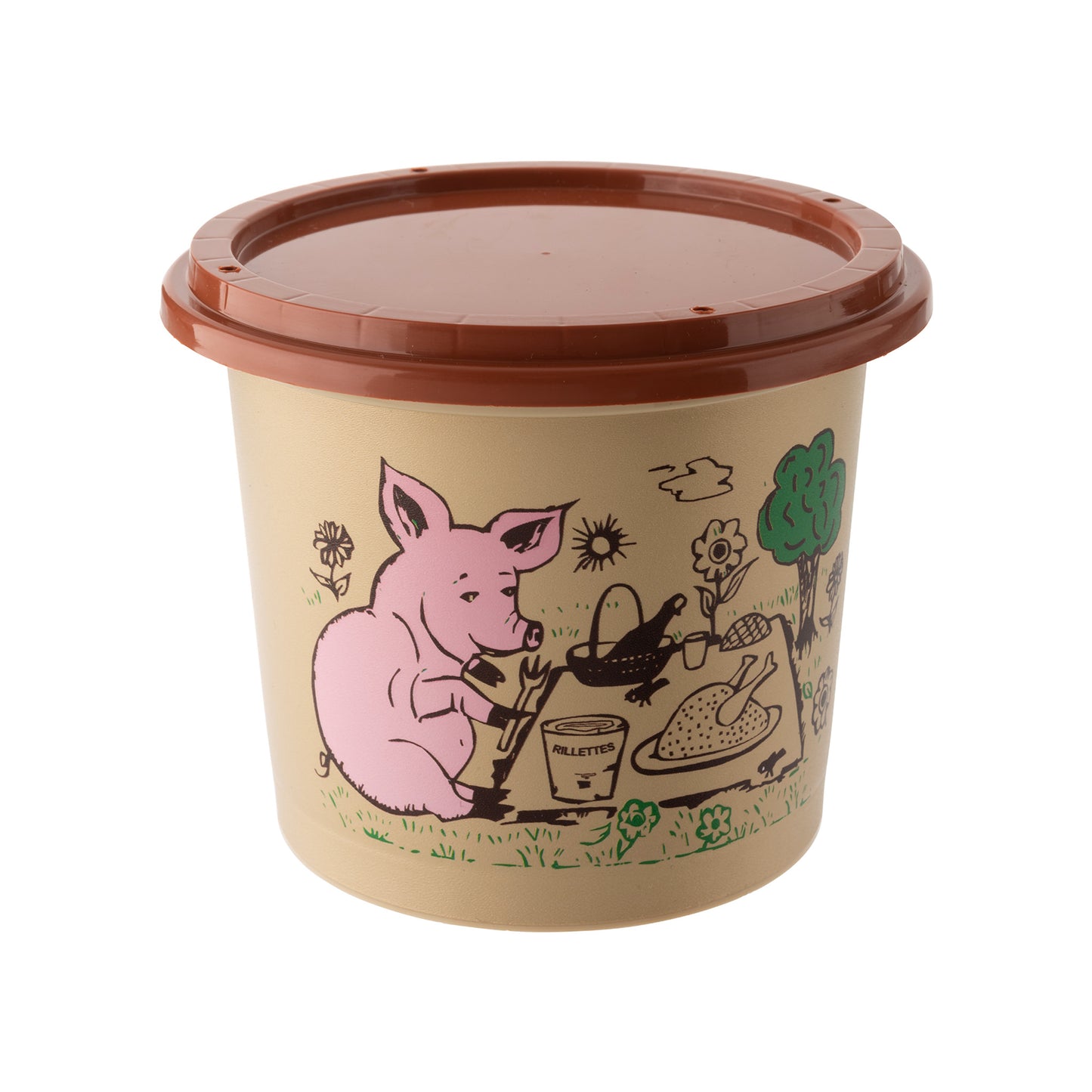 POT RILLETTES AVEC DECORS