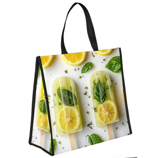 SACS ISOTHERME EN POLYPRO - GLACES- 44+20X40 CM