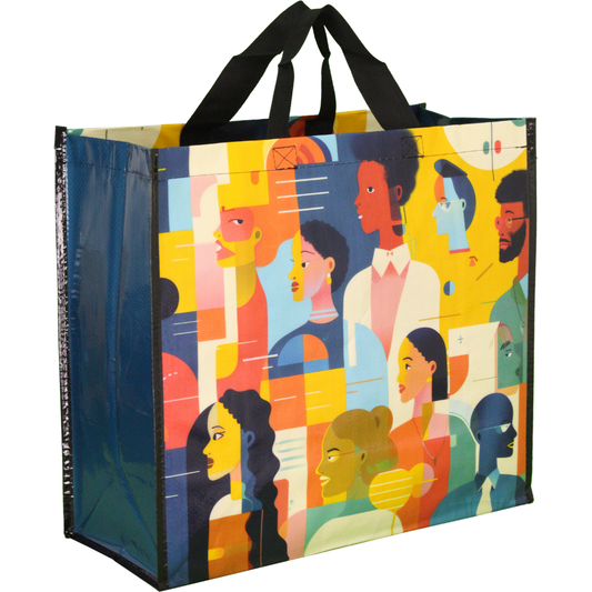 SACS CABAS POLYPRO - PEOPLE- 44+20X40 CM