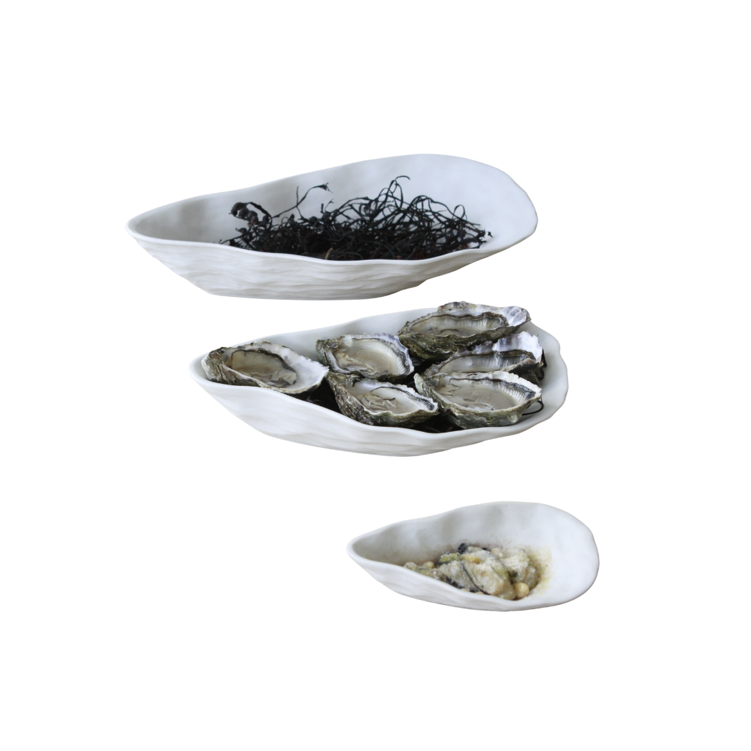CERAMIQUE MINERALE  "HUITRE"