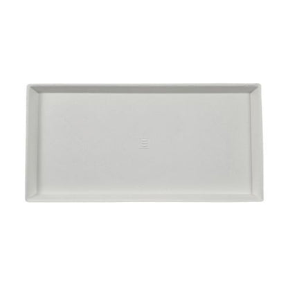 ASSIETTE BLANCHE EN CANNE A SUCRE POUR BOITE A CAKE