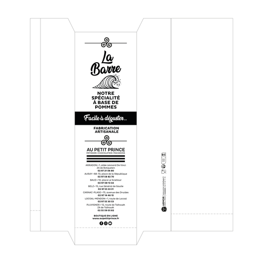 SACS BAGUETTE "BARRE" 9+5x31 PERSO AU PETIT PRINCE