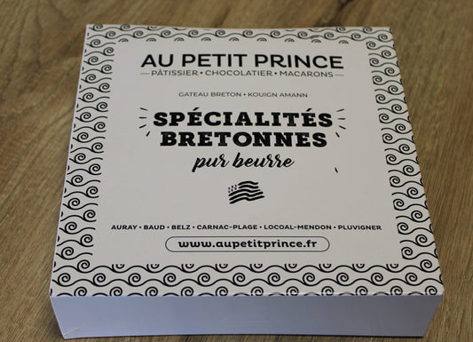 BOITES PATISSIERES 20X5 PERSO AU PETIT PRINCE "SPECIALITES BRETONNES"