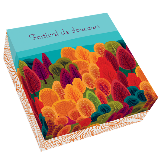 KIT BOITES PATISSIERES - HAUTEUR 8 CM - COLLECTION AUTOMNE