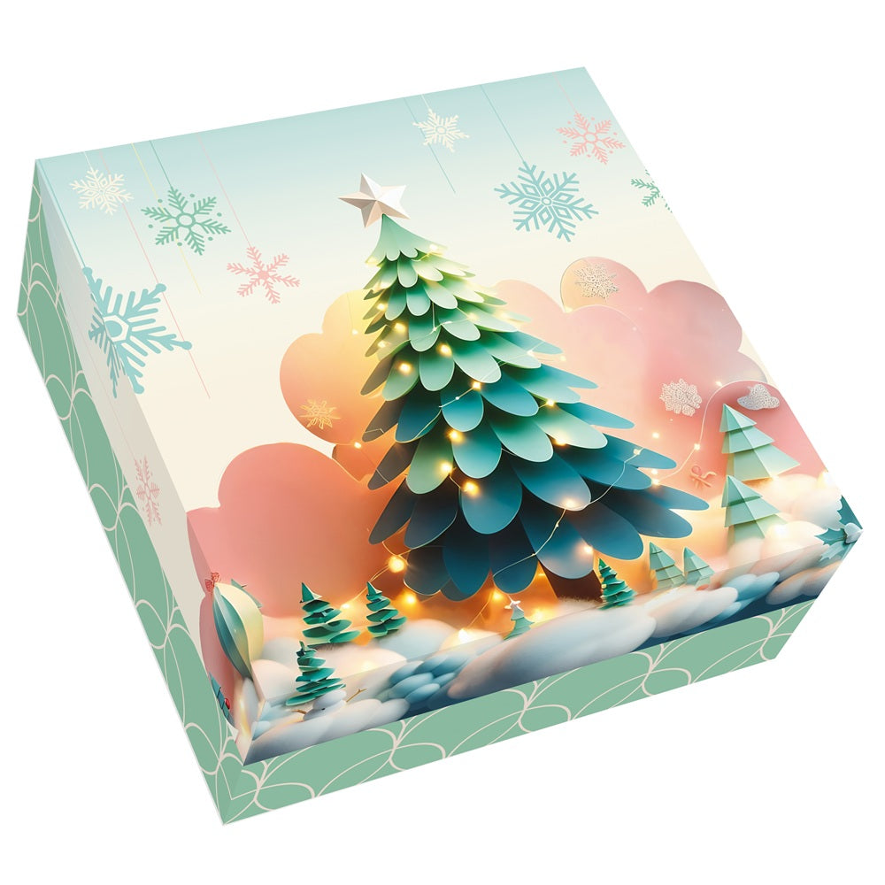 KIT BOITES PATISSIERES - HAUTEUR 8 CM - COLLECTION HIVER