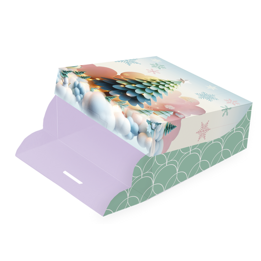 KIT BOITES PATISSIERES - HAUTEUR 8 CM - COLLECTION HIVER