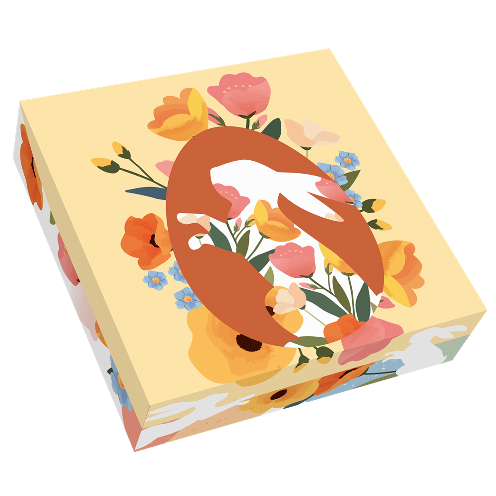 KIT BOITES PATISSIERES - HAUTEUR 5 CM - COLLECTION PRINTEMPS