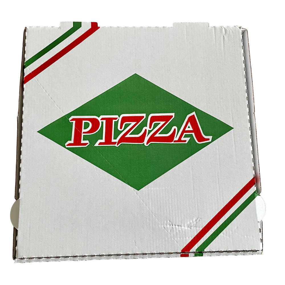 BOITE PIZZA PASSE PARTOUT - BLANC