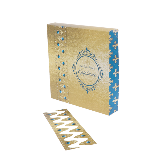 BOITE POUR GALETTE AVEC COURONNE DETACHABLE