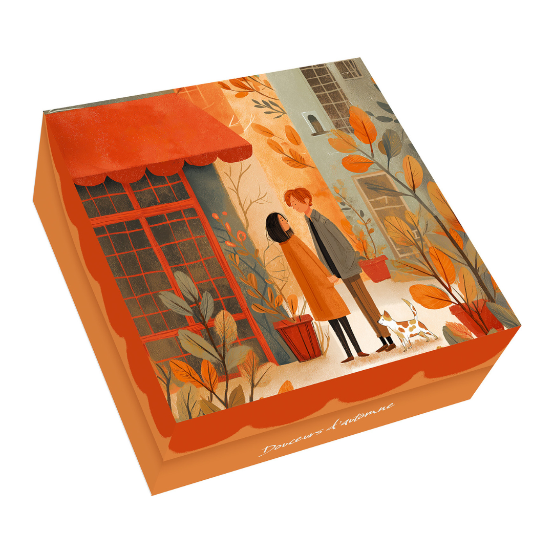 KIT BOITES PATISSIERES - HAUTEUR 8 CM - COLLECTION AUTOMNE
