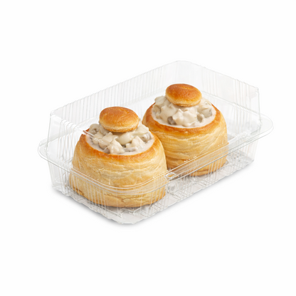 BOITE PLASTIQUE POUR BOUCHEE A LA REINE