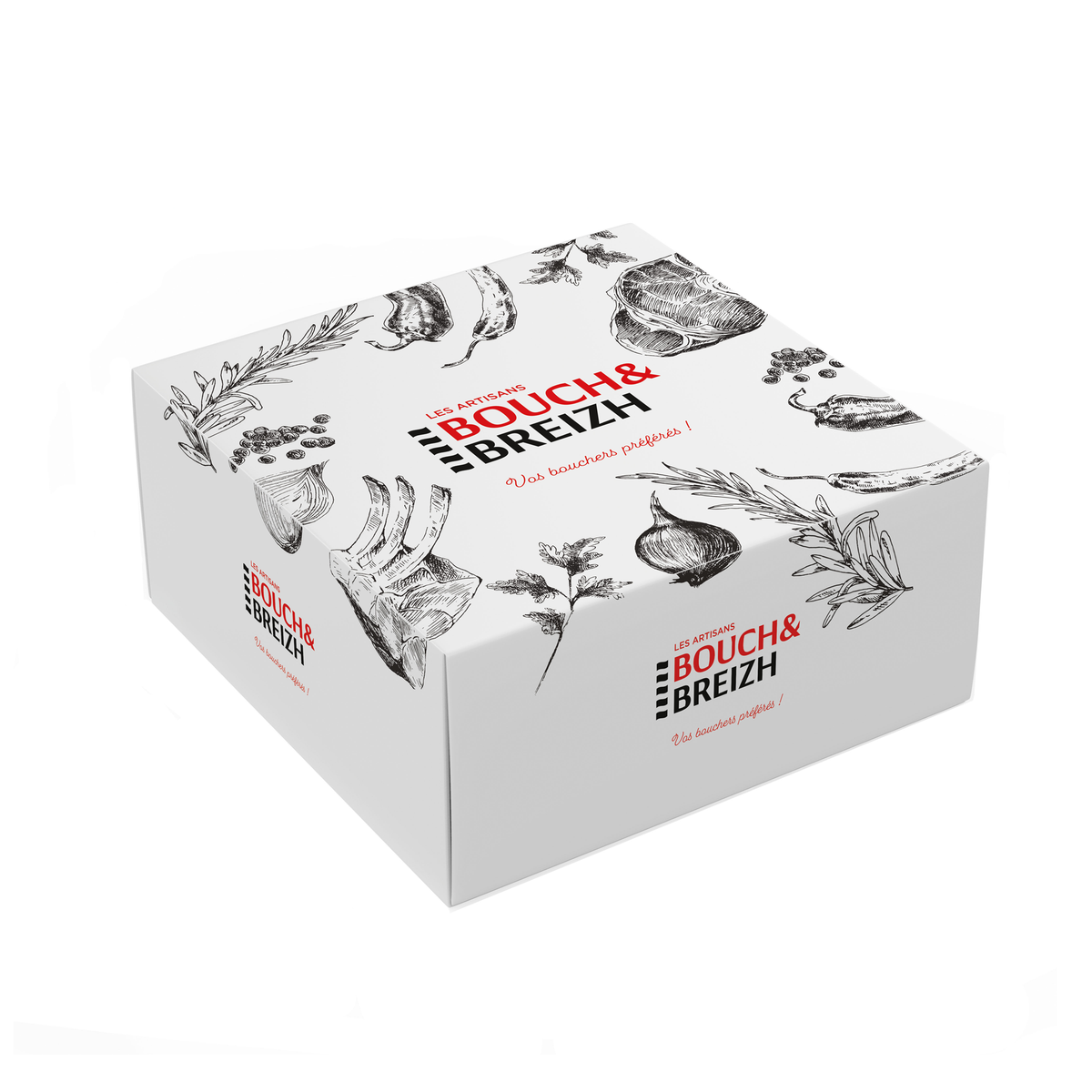 BOITES PATISSIERES 20X8 PERSO BOUCH&BZH
