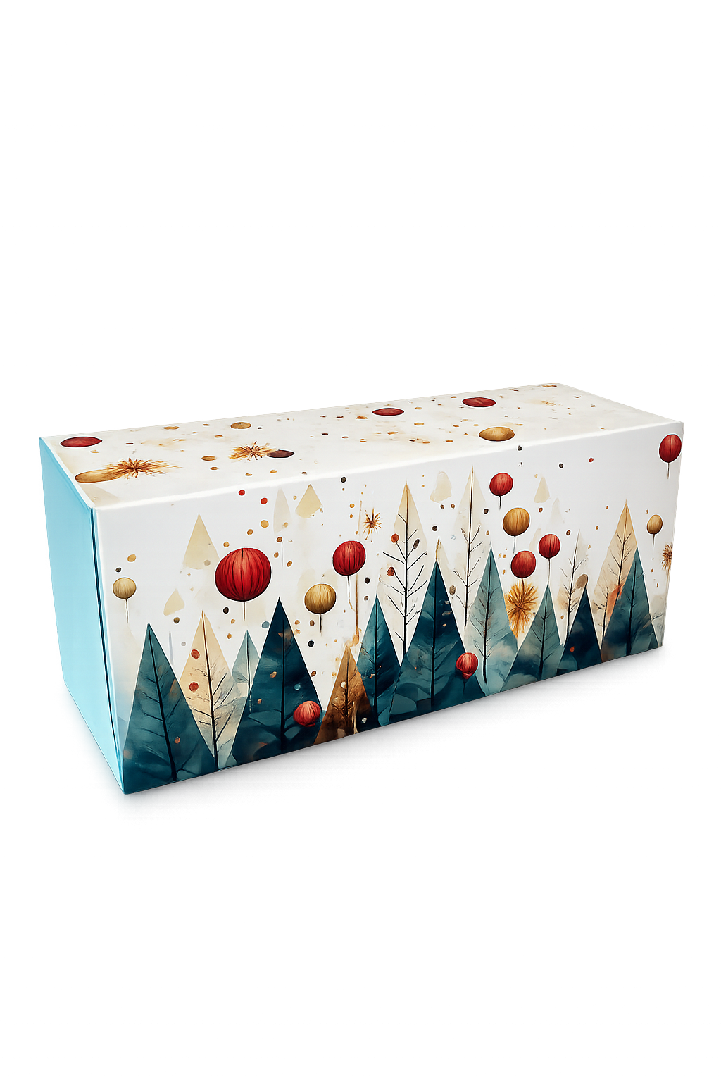 BOITES BUCHES AVEC MOTIFS "FORET EN FETE"