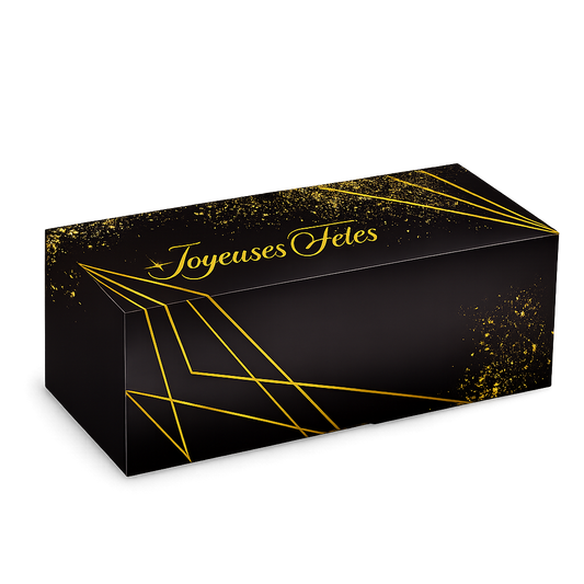 BOITE BUCHE AVEC MOTIFS "COLLECTION NUIT ETOILEE"