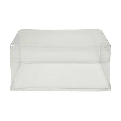 COUVERCLE TRANSPARENT EN PET POUR BOITE A CAKE