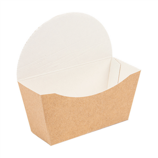 ETUI CARTON BRUN POUR BAGEL