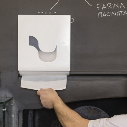 DISTRIBUTEUR -ESSUIE MAINS - OMNIA LABOR - BLANC