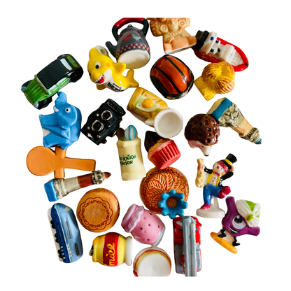 LOT DE 25 FEVES - MODELES ALEATOIRES