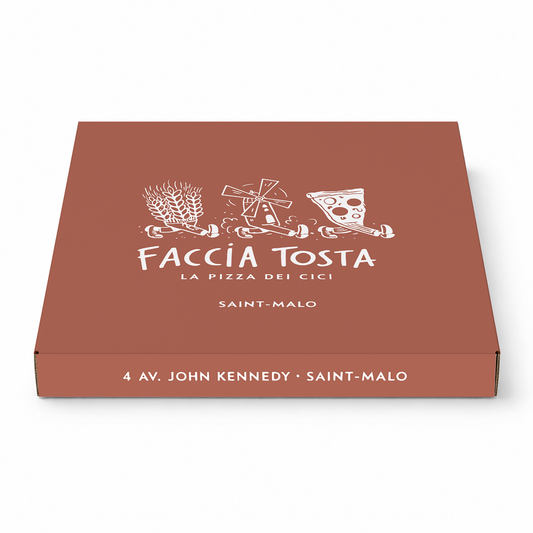 BOITES PIZZA 33X33X3.5 PERSO FACCIA TOSTA