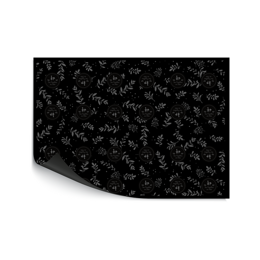 PAPIER THERMO NOIR "LES PAPILLES EN FETE"