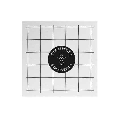 SERVIETTE DOUBLE POINT - MIAM BREIZH