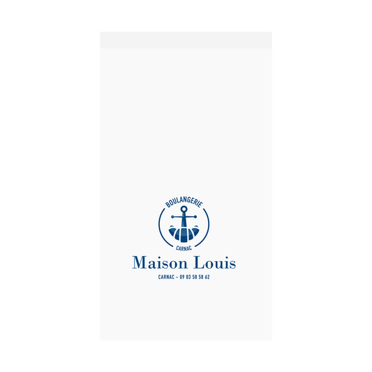 SACS CROISSANTS 105 20+5X28 PERSO MAISON LOUIS
