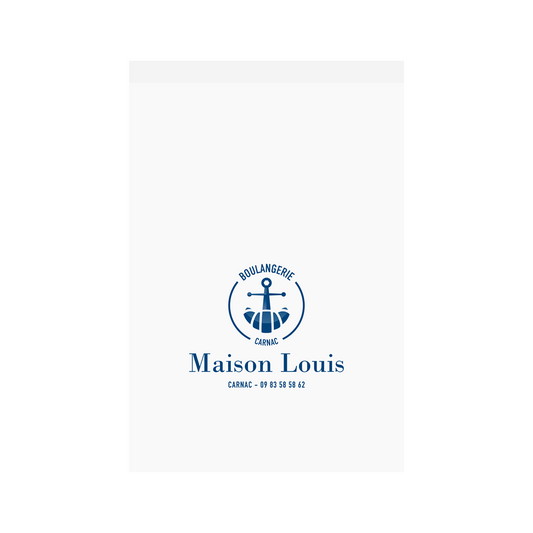 SACS BRIOCHE 24+7X34 PERSO MAISON LOUIS
