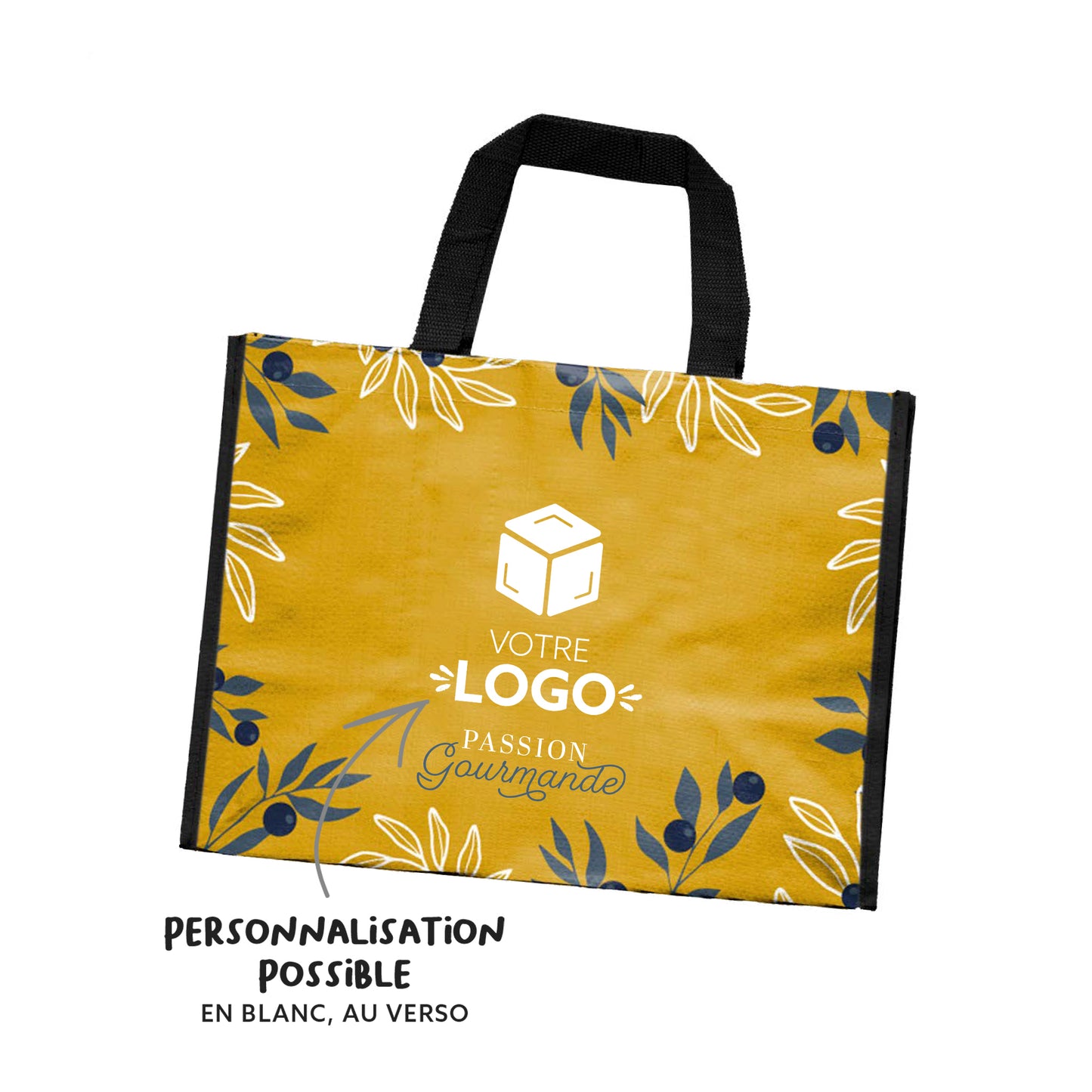SACS CABAS POLYPRO - PASSION GOURMANDE - PETIT FORMAT