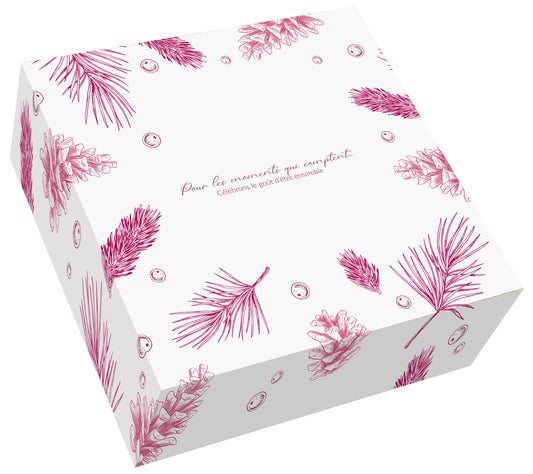 KIT BOITES PATISSIERES - HAUTEUR 5 CM - COLLECTION HIVER