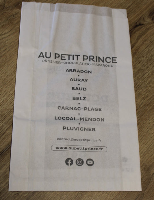 SACS CROISSANTS 106 20+5X34 PERSONNALISES AU PETIT PRINCE