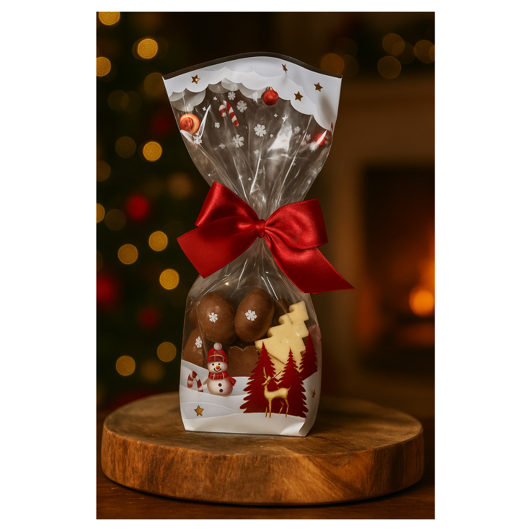 SACS CELLO FOND CARTON - SPECIAL NOEL- MODELE "SUCRE D'ORGE"
