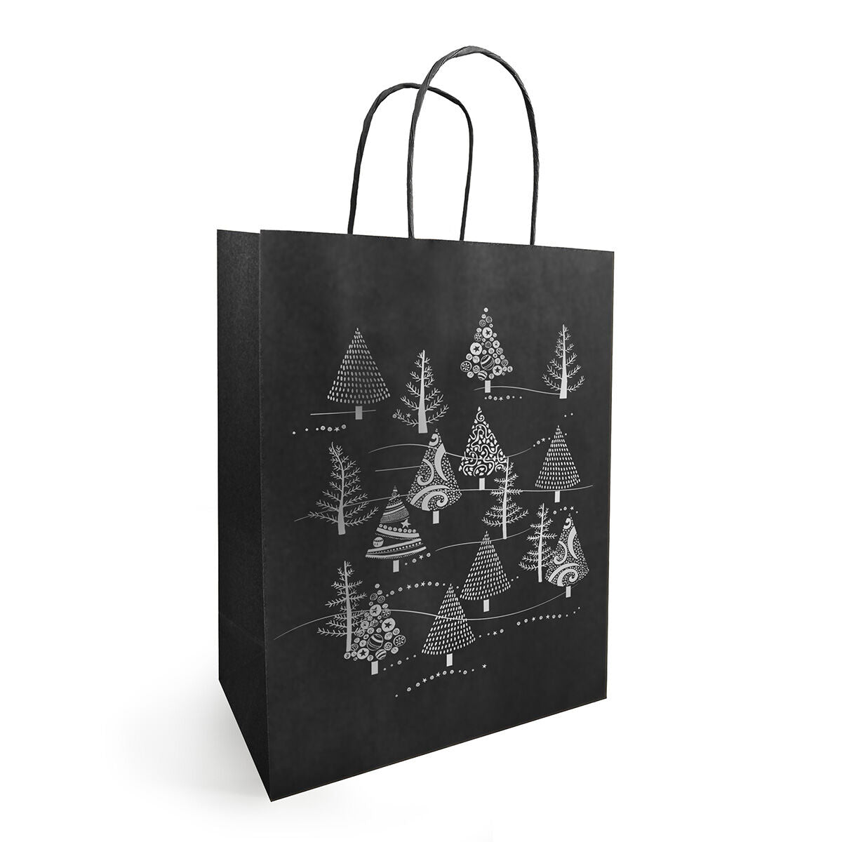 SACS KRAFT POIGNEES TORSADEES - MOTIFS NOEL