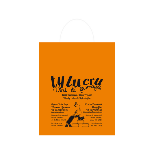 SACS KRAFT 18X8X22 PF PERSONNALISES AE TY LU CRU