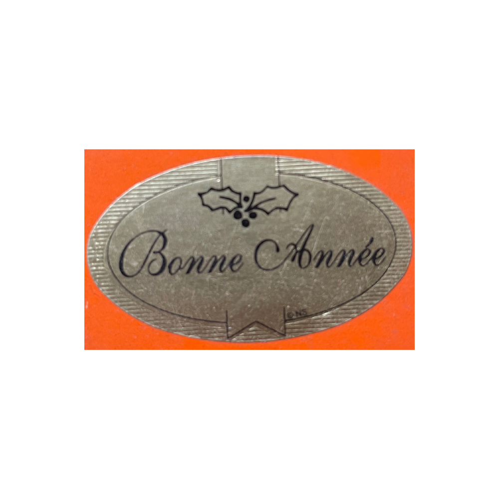 ETIQUETTES ADHESIVES- BOITE DE 500 - BONNE ANNEE